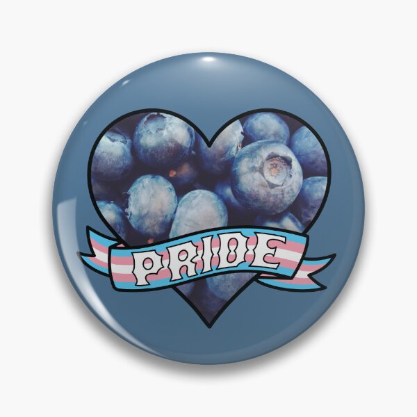 Item preview, Trans Pride Blueberry Heart Banner designed and sold by ArtliciousHUMAN.