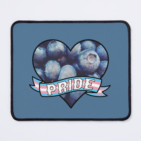 Item preview, Trans Pride Blueberry Heart Banner designed and sold by ArtliciousHUMAN.