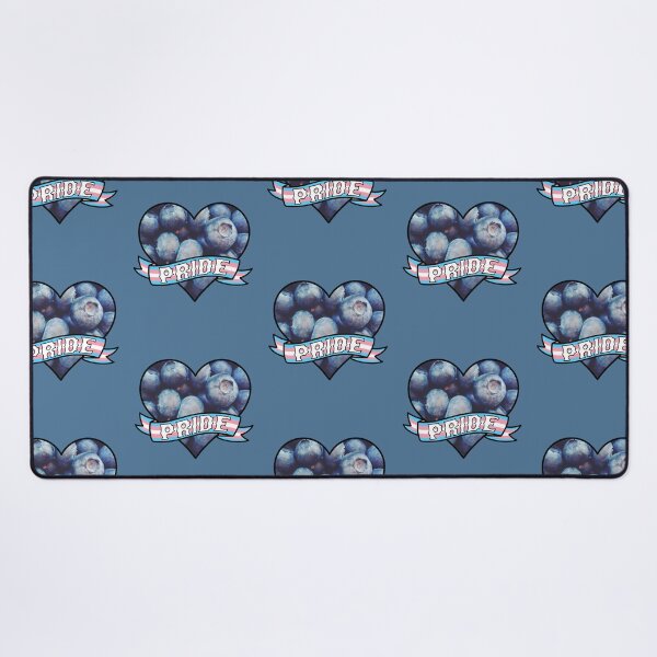 Item preview, Trans Pride Blueberry Heart Banner designed and sold by ArtliciousHUMAN.