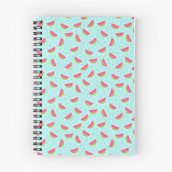 Item preview, Watermelon Pattern, Watermelon slices in on a light blue background designed and sold by graphic-genie.