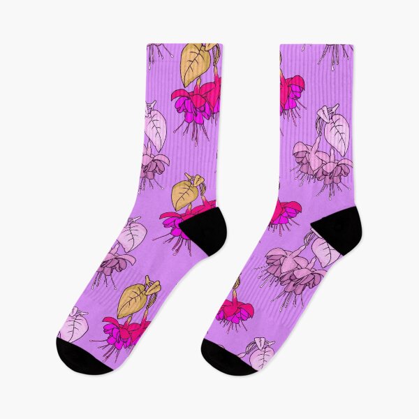 Item preview, Fuchsia Flowers violet designed and sold by Amalus-files.