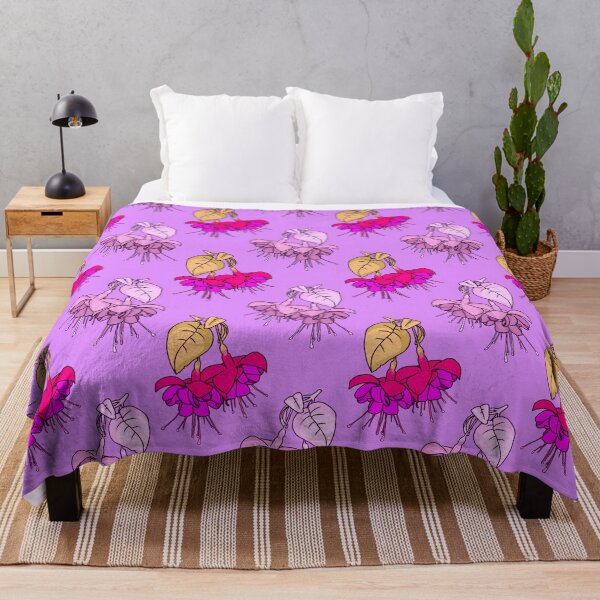 Item preview, Fuchsia Flowers violet designed and sold by Amalus-files.