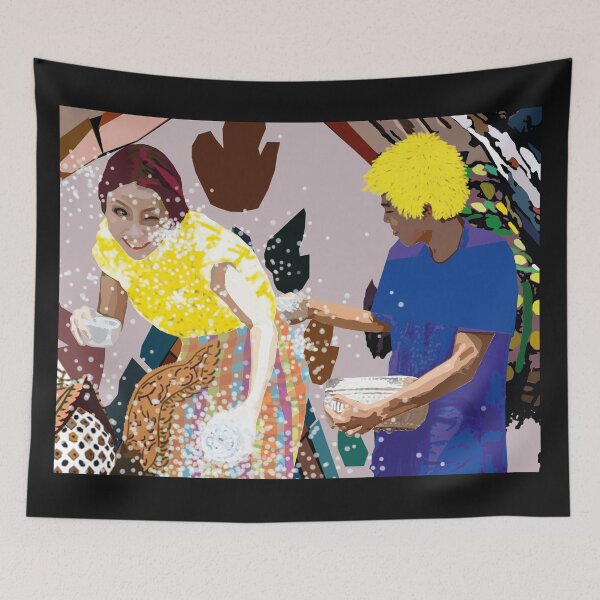 Item preview, Songkran Thai culture water splashing festival designed and sold by Bird4771.