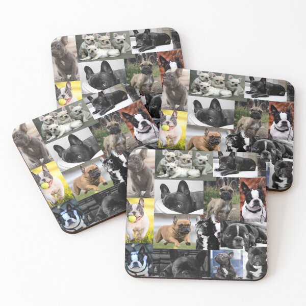 Item preview, French Bulldog Dog breed Collage designed and sold by CollageHeaven.