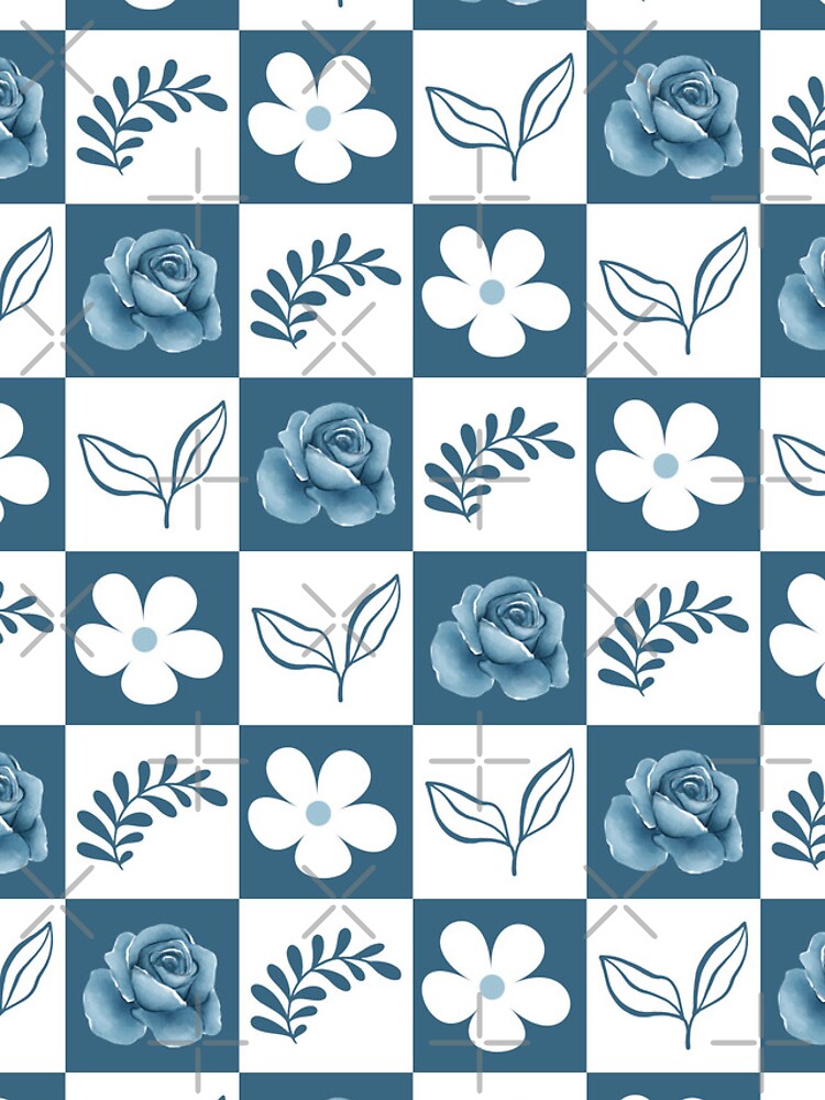 Thumbnail 4 of 4, iPhone Case, Blue Checkered Fun designed and sold by CreativeDesign7.