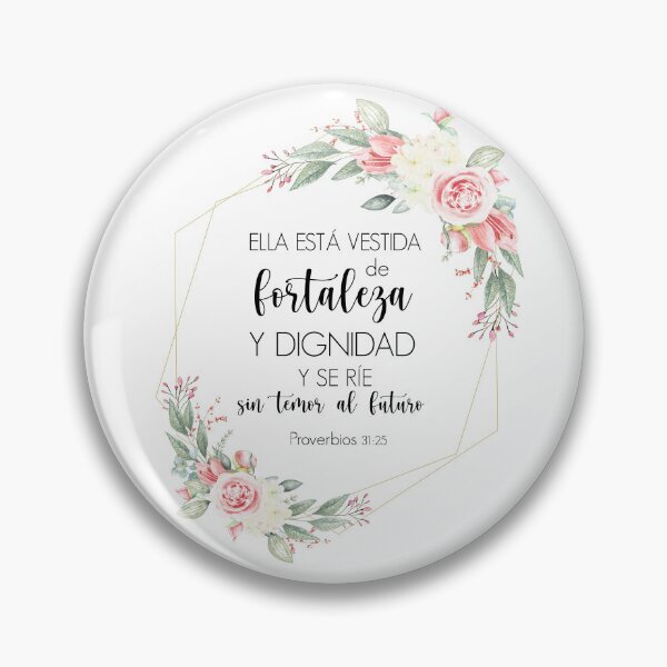 Item preview, Proverbios 31 25, Spanish Bible Verse designed and sold by latiendadearyam.