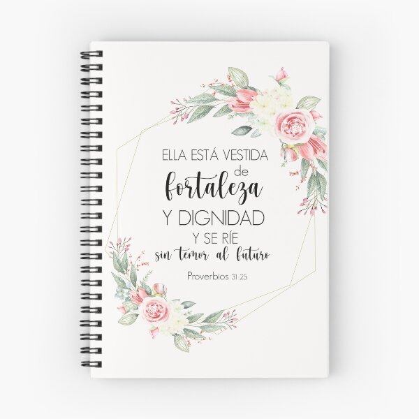 Item preview, Proverbios 31 25, Spanish Bible Verse designed and sold by latiendadearyam.