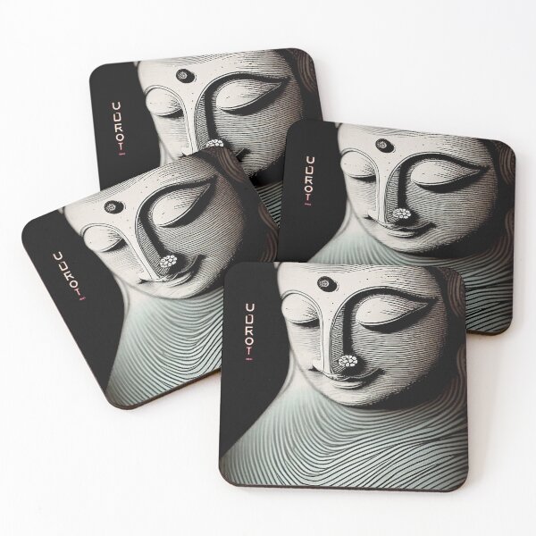 Item preview, Buddha's Wisdom in Black and White 2 designed and sold by BeUniqueCo.