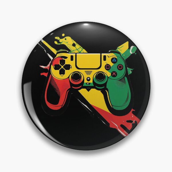 Item preview, PS Black Gamers Character Logo designed and sold by UrbanChillz.