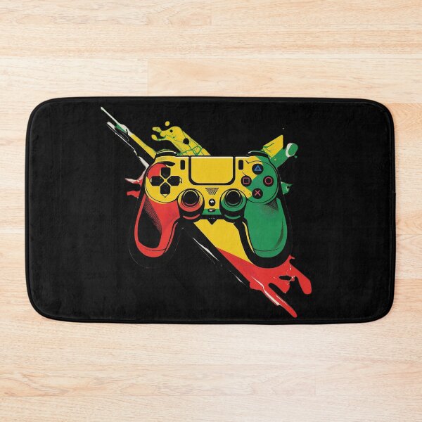 Item preview, PS Black Gamers Character Logo designed and sold by UrbanChillz.