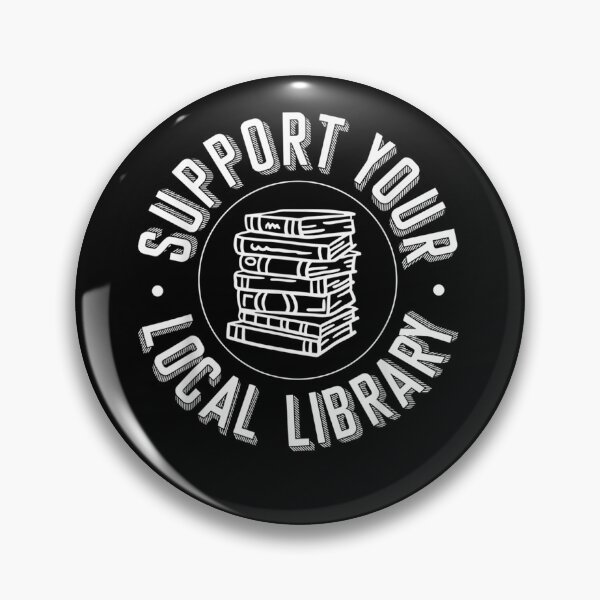 Item preview, Support Your Local Library, Library Lover Book Reader designed and sold by ArtMuni99.