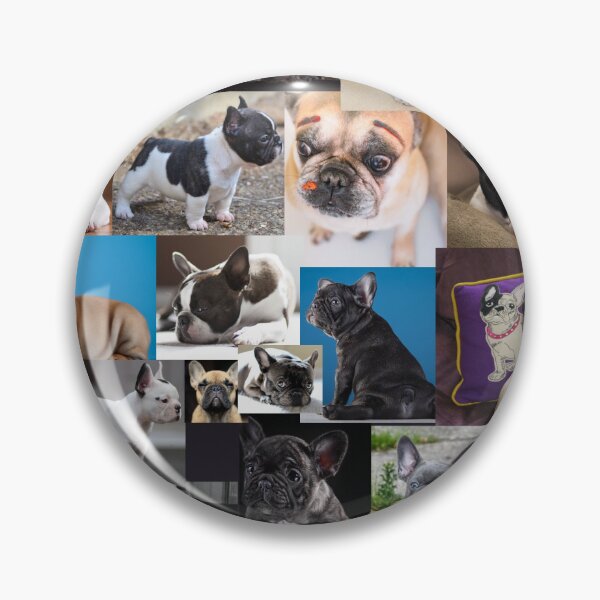 Item preview, French Bulldog Dog breed Collage - 2 designed and sold by CollageHeaven.