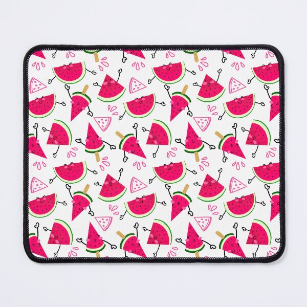 Item preview, Watermelon Pattern, cheerful watermelons on a white background designed and sold by graphic-genie.