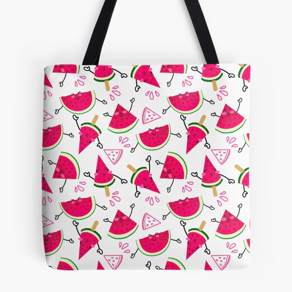 Item preview, Watermelon Pattern, cheerful watermelons on a white background designed and sold by graphic-genie.