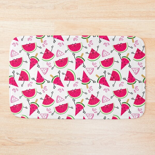 Item preview, Watermelon Pattern, cheerful watermelons on a white background designed and sold by graphic-genie.