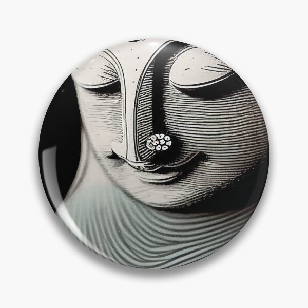 Item preview, Buddha's Wisdom in Black and White 2 designed and sold by BeUniqueCo.