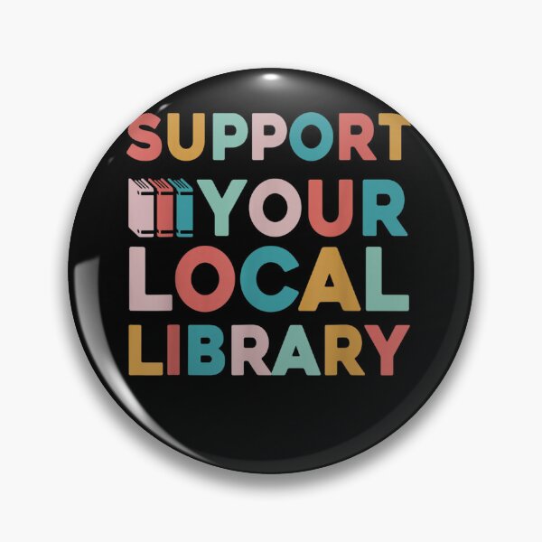 Item preview, Support Your Local Library, Library Lover Book Reader designed and sold by ArtMuni99.