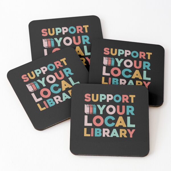 Item preview, Support Your Local Library, Library Lover Book Reader designed and sold by ArtMuni99.