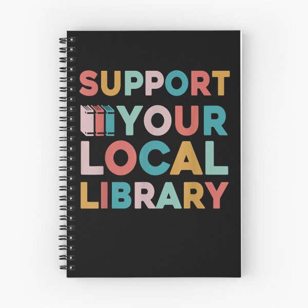 Item preview, Support Your Local Library, Library Lover Book Reader designed and sold by ArtMuni99.