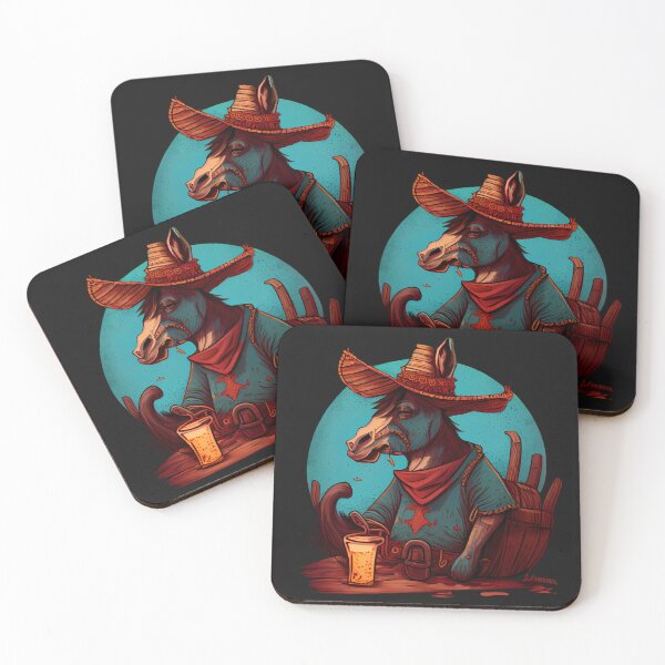 Item preview, Sombrero Wearing Donkey : Holiday Spirit designed and sold by MTJ-Mushrooms.