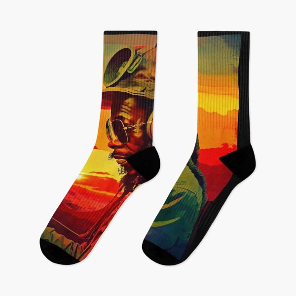 Item preview, Futuristic Rastafari Vibes Dj playing in Jamaican sunset. designed and sold by paulo silveira.