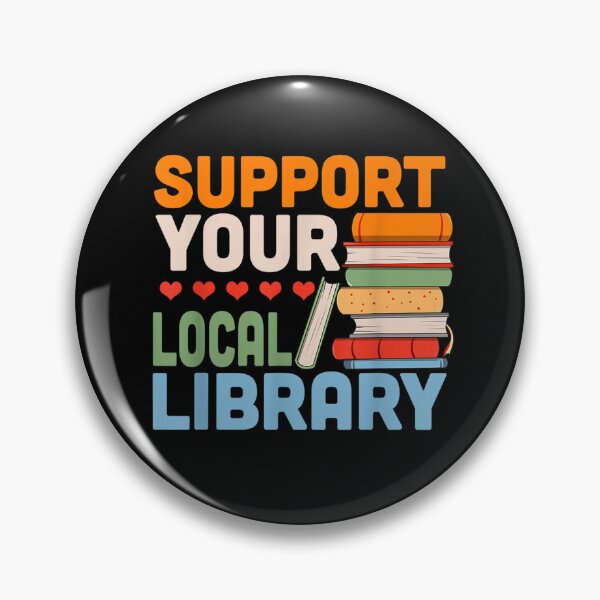 Item preview, Support Your Local Library, Library Lover Book Reader designed and sold by ArtMuni99.