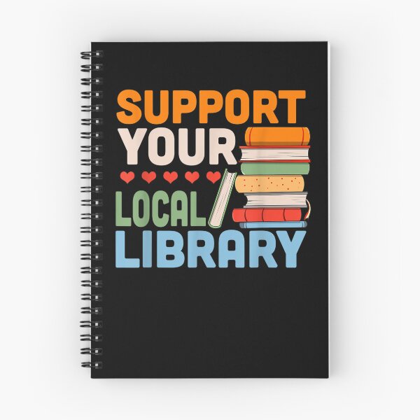 Item preview, Support Your Local Library, Library Lover Book Reader designed and sold by ArtMuni99.