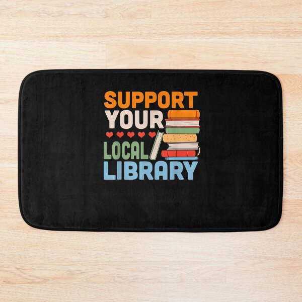 Item preview, Support Your Local Library, Library Lover Book Reader designed and sold by ArtMuni99.