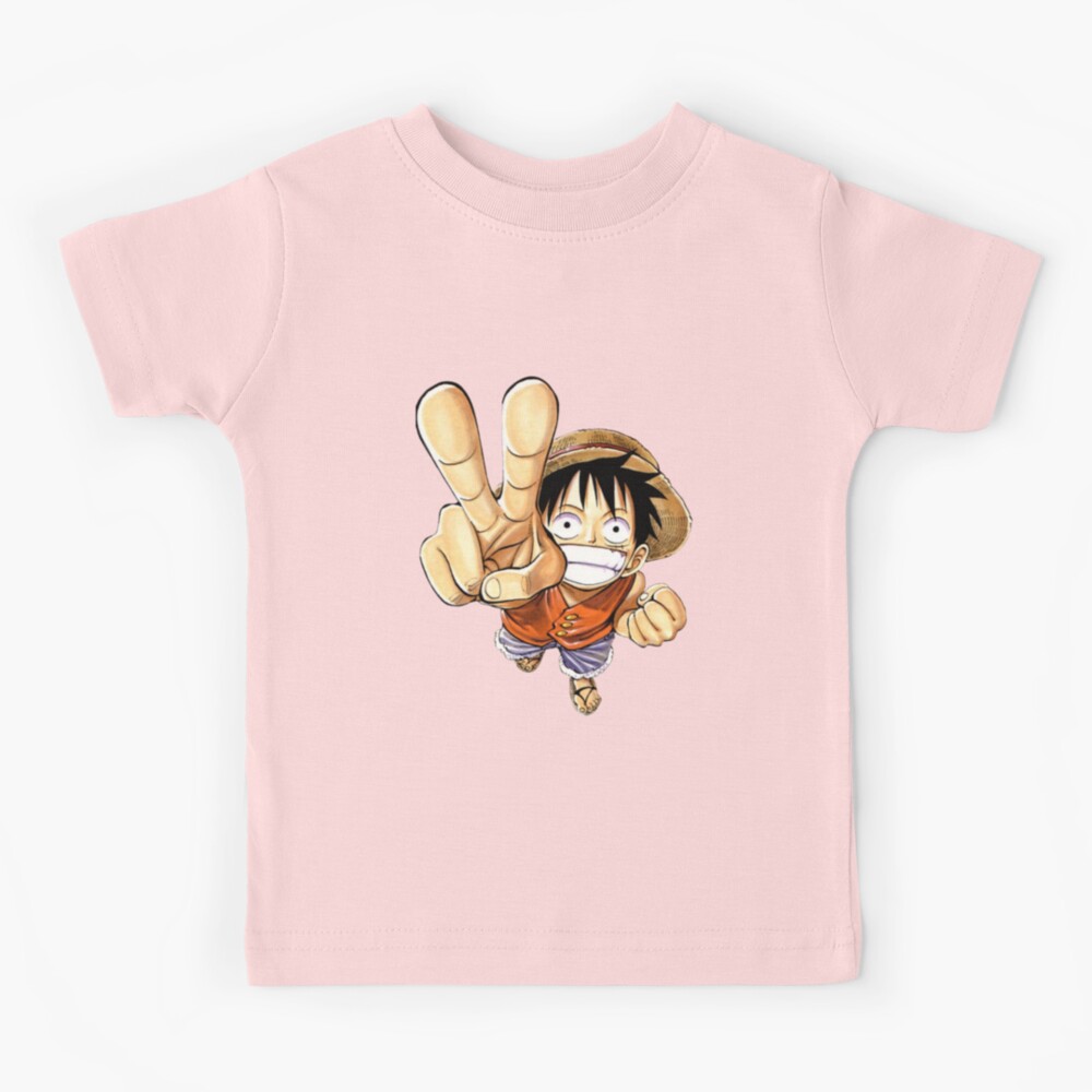 Pirate King Luffy Anime Cartoon Toddler Kids Boy Youth T-Shirt Custom One  Piece