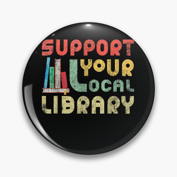 Item preview, Support Your Local Library, Library Lover Book Reader designed and sold by ArtMuni99.
