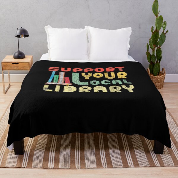 Item preview, Support Your Local Library, Library Lover Book Reader designed and sold by ArtMuni99.