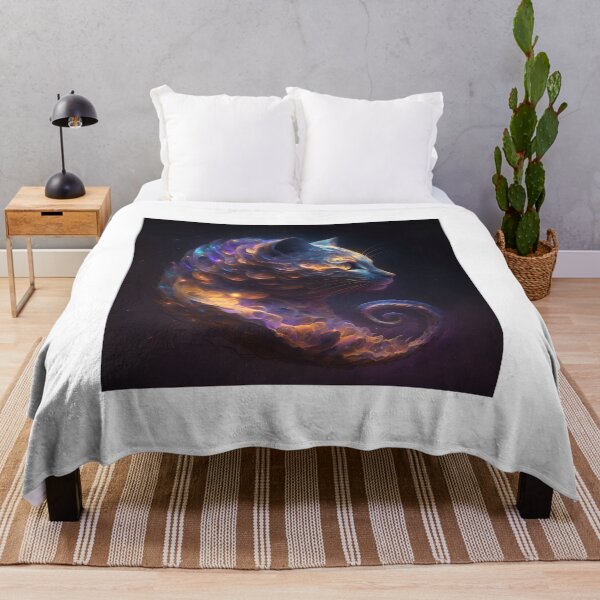 Item preview, Galactic Cat Swirling Smoke Nebula designed and sold by EarthArtAvencha.