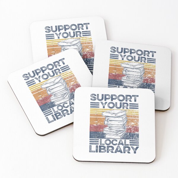 Item preview, Support Your Local Library, Library Lover Book Reader designed and sold by ArtMuni99.
