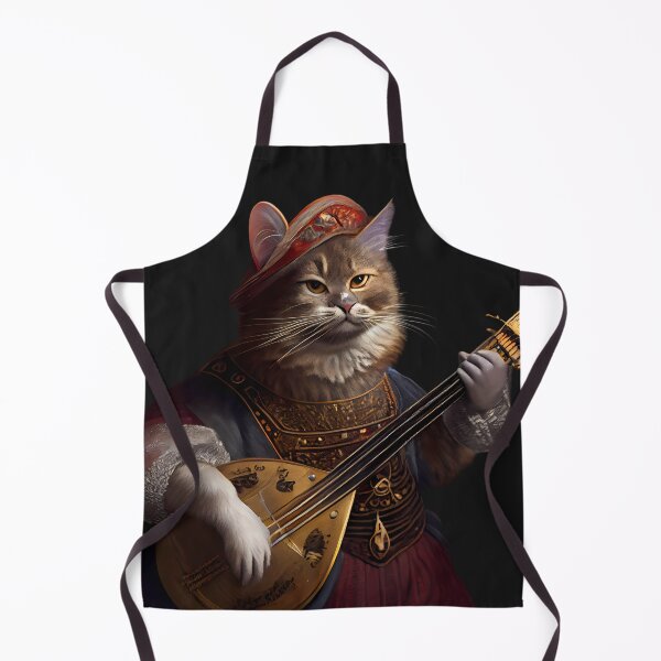 Item preview, Mandolin Playing Cat designed and sold by MTJ-Mushrooms.