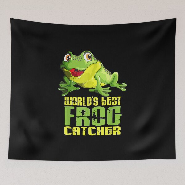 Item preview, World's Best Frog Catcher Gift Boys Girls Kids Frog Hunter designed and sold by ArtMuni99.
