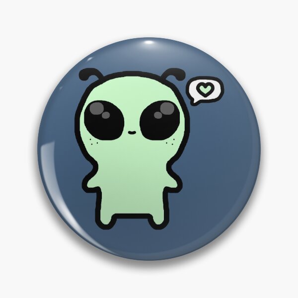 Item preview, Cute green alien designed and sold by KnuckersHollow.