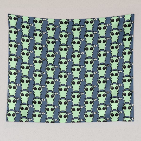 Item preview, Cute green alien designed and sold by KnuckersHollow.