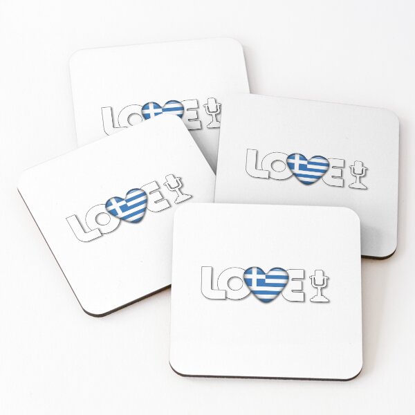 Item preview, Love Greece - Eurovision Song Contest designed and sold by Vision-Tees.