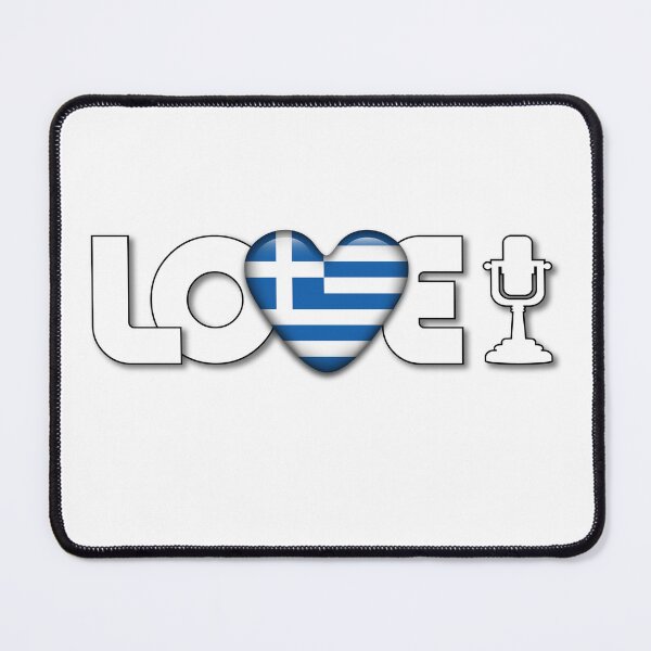 Item preview, Love Greece - Eurovision Song Contest designed and sold by Vision-Tees.