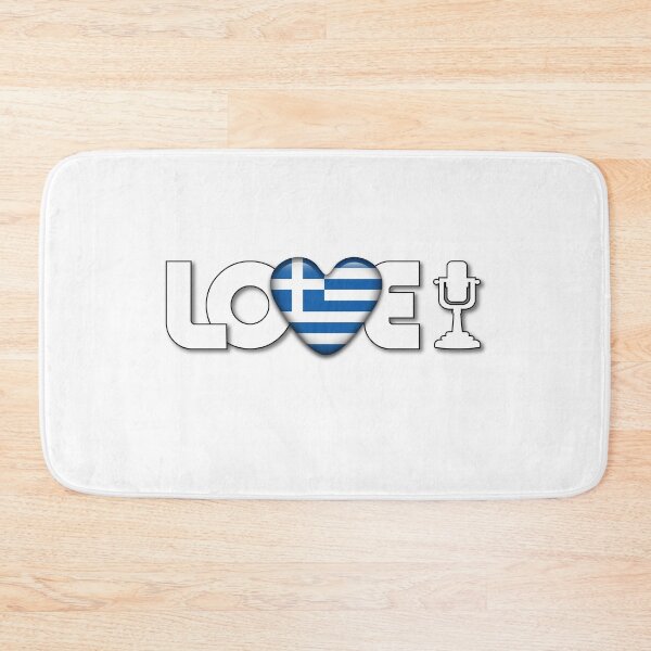 Item preview, Love Greece - Eurovision Song Contest designed and sold by Vision-Tees.