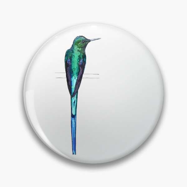 Item preview, Long-tailed Sylph hummingbird designed and sold by EatBirdLove.