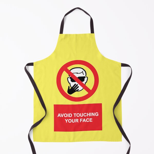 Item preview, AVOID TOUCHING YOUR FACE - COVID SAFETY designed and sold by ThrowbackAds.
