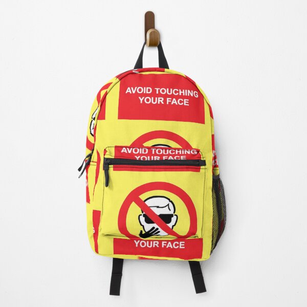 Item preview, AVOID TOUCHING YOUR FACE - COVID SAFETY designed and sold by ThrowbackAds.