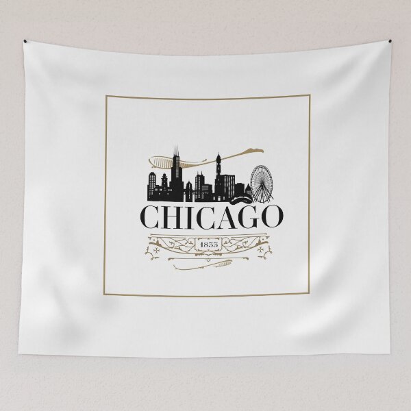 Item preview, Chicago 1833 Vintage Style Silhouette   designed and sold by letsgoto.