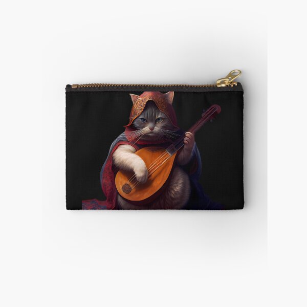 Item preview, Mandolin Playing Cat designed and sold by MTJ-Mushrooms.