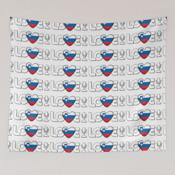 Item preview, Love Slovenia - Eurovision Song Contest designed and sold by Vision-Tees.
