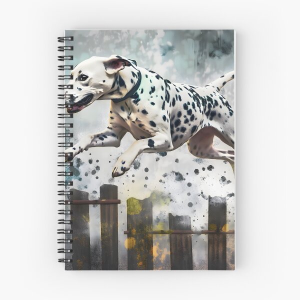 Item preview, "Painterly Style Dalmatian Art with Textured Background" designed and sold by digitalbrosse.