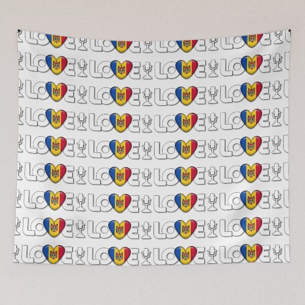Item preview, Love Moldova - Eurovision Song Contest designed and sold by Vision-Tees.