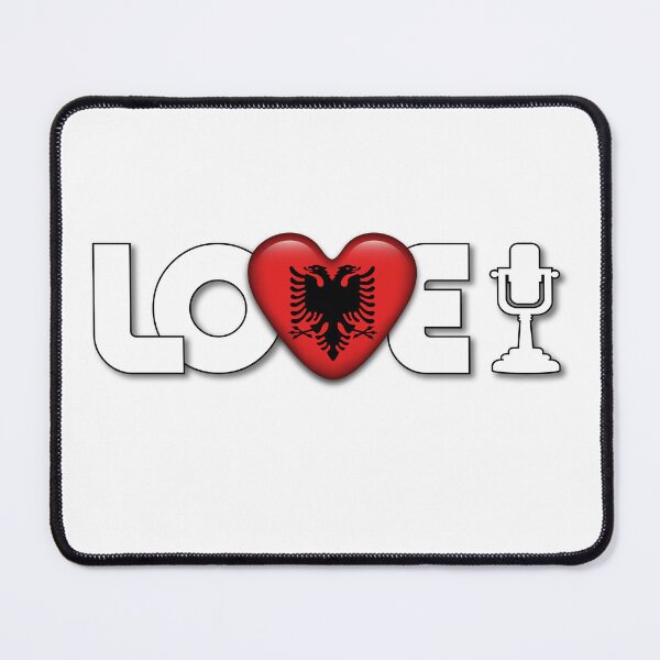 Item preview, Love Albania - Eurovision Song Contest designed and sold by Vision-Tees.