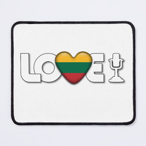 Item preview, Love Lithuania - Eurovision Song Contest designed and sold by Vision-Tees.